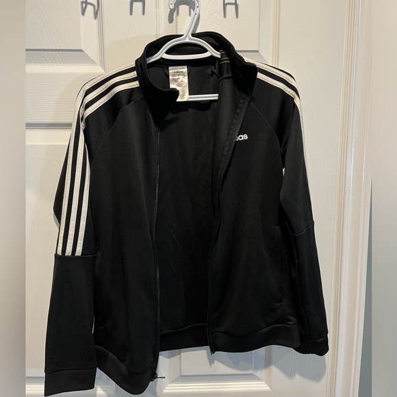 Puma Striped Zip Up Climalite Sweater Size Medium - Picture 6 of 7